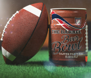 The party keg for the Super Bowl: Community, sports, and beer!