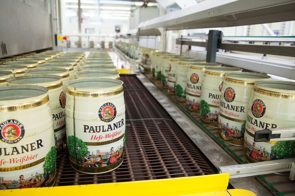 Envases produziert Paulaner Minikegs